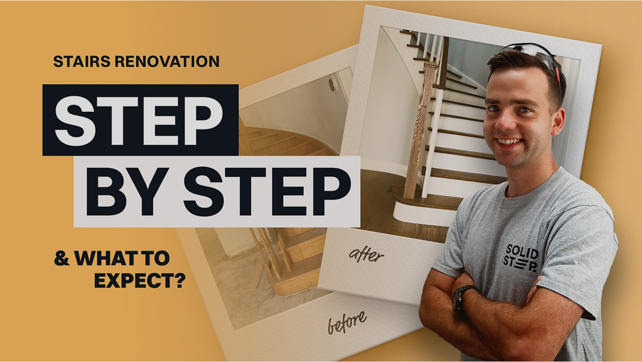 Stairs renovation process video thumbnail