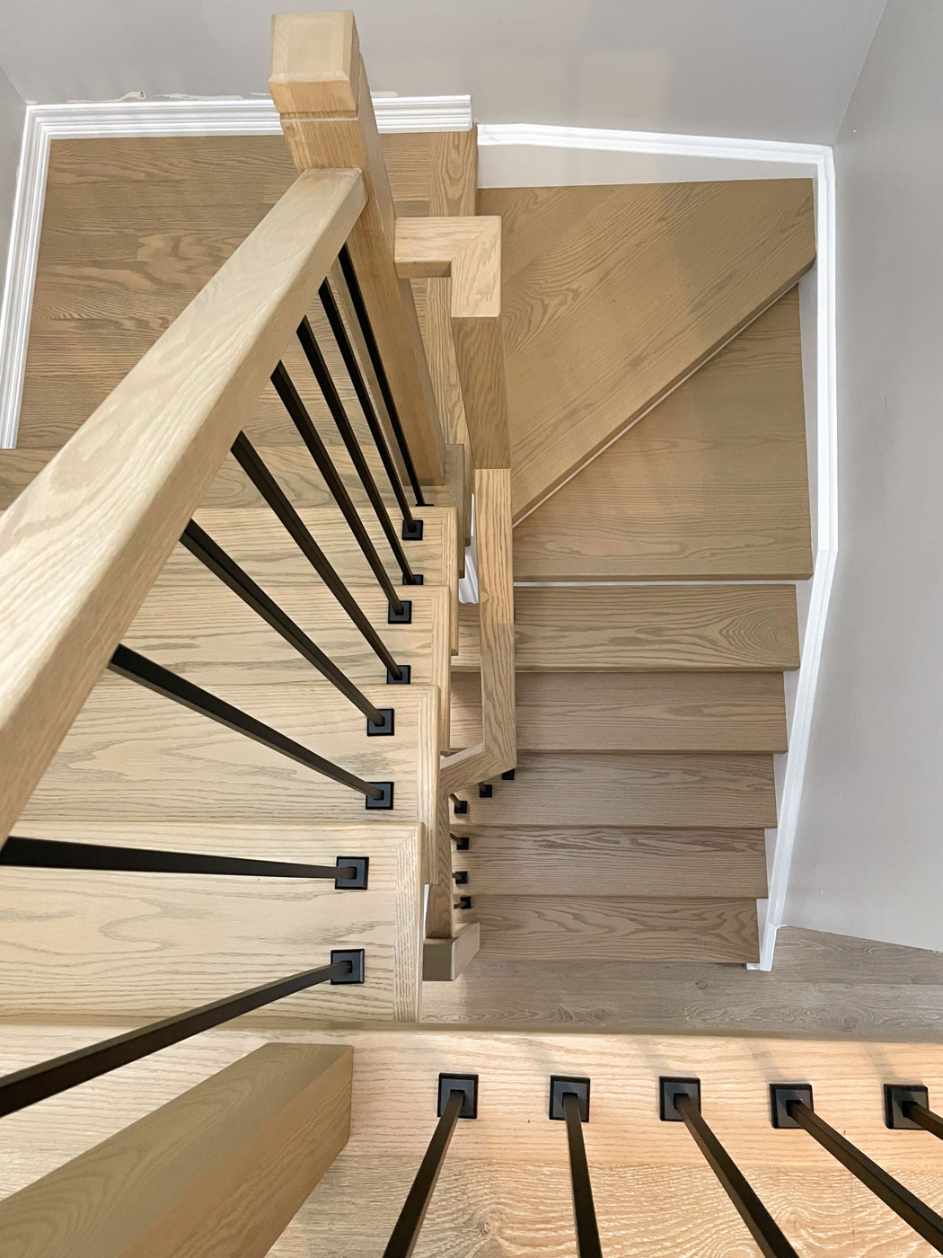 Stairs renovation example